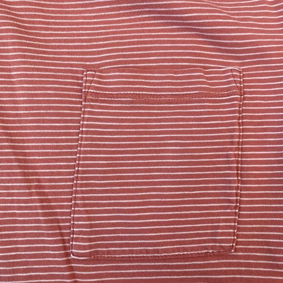 Old Navy Women's Short Sleeve Tee - Red Striped - Picture 4 of 5